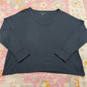 American Eagle Waffle Knit Sweater